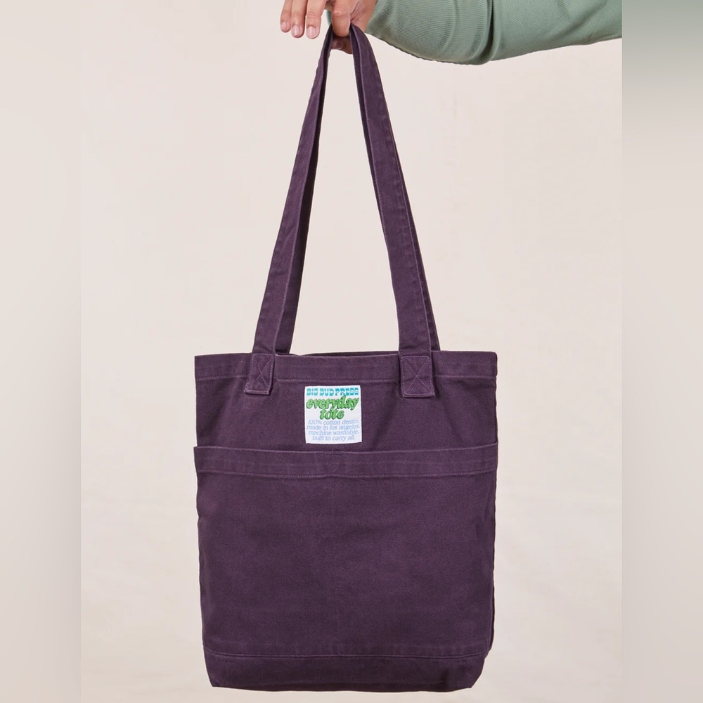 Big Bud Press Everyday Tote Nebula Purple Brand New